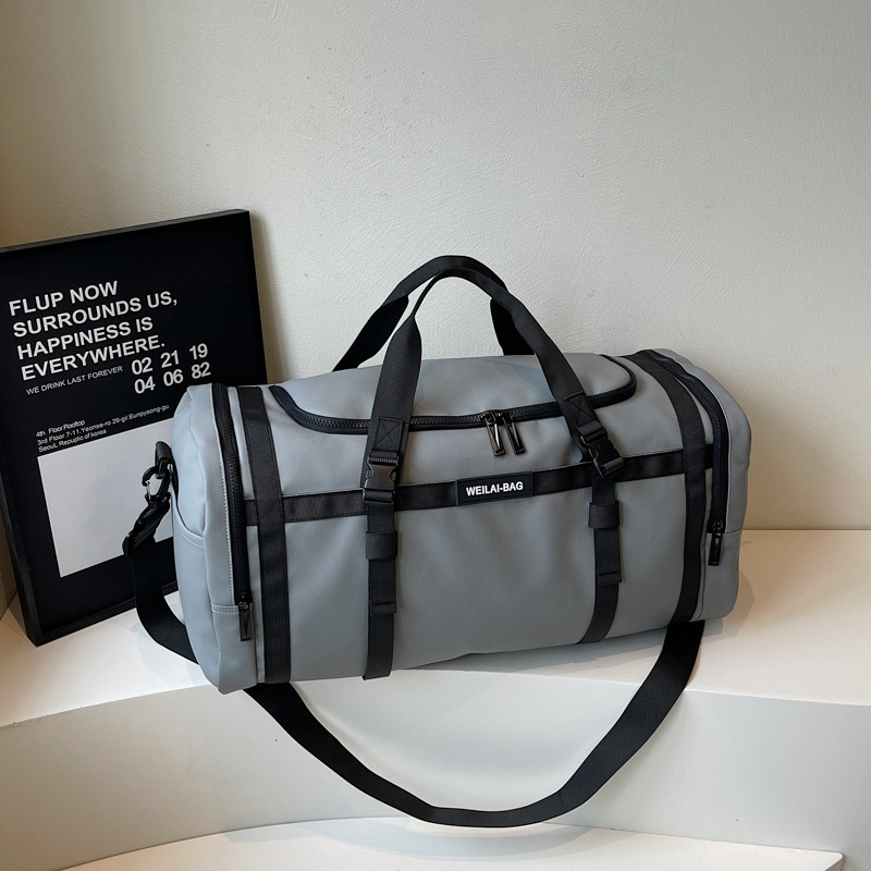 Bolsa de viaje de gran capacidad al aire libre de corta distancia separación seca y húmeda bolsa deportiva de acondicionamiento físico portátil bolsa de almacenamiento de entrenamiento de moda ligera