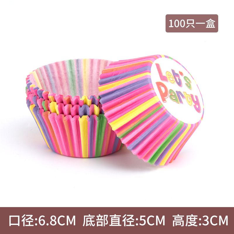 Hot sale pastel de papel a prueba de aceite 100 paquetes de postre de alto rendimiento pastel de nieve niang base de papel de horneado tazas