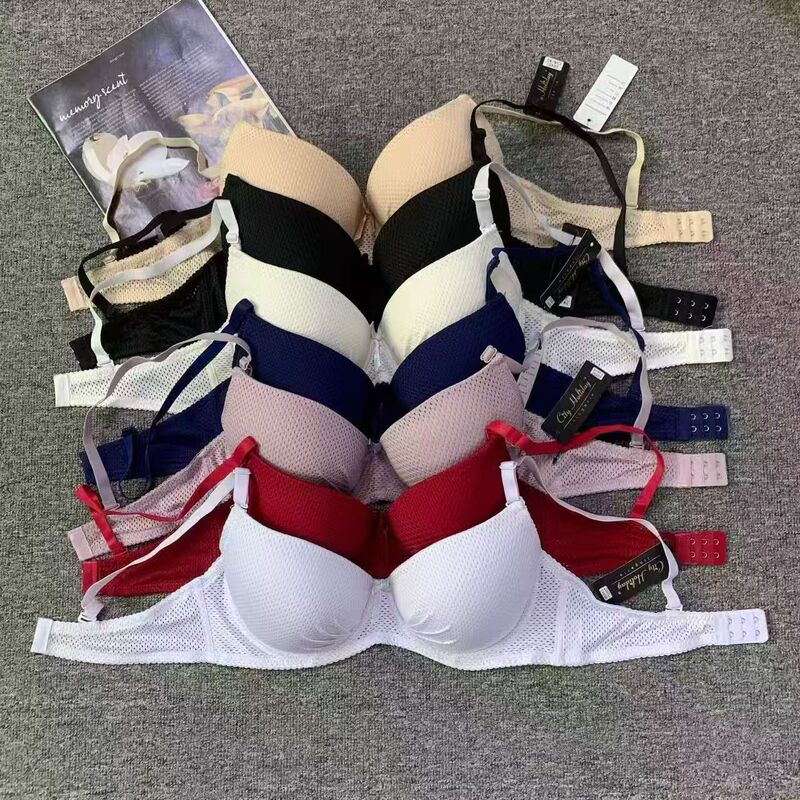 Sizes 34-38 Available in Stock, Smooth Cup Shape, Solid Color Style, Push-Up Women's Bra, All Colors Available