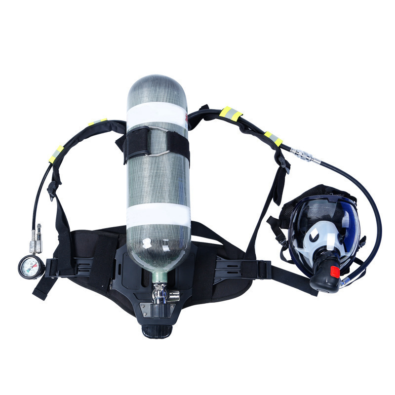 Positive pressure air respirator for geological disaster