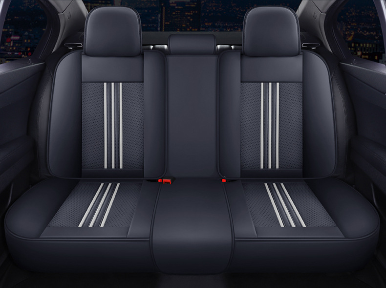25 Years New Model Three-Piece Lumbar Support Full Leather Car Seat Cushion, Suitable for All Seasons, Comfortable and Breathable, Factory Exclusive for Cross-Border Supply