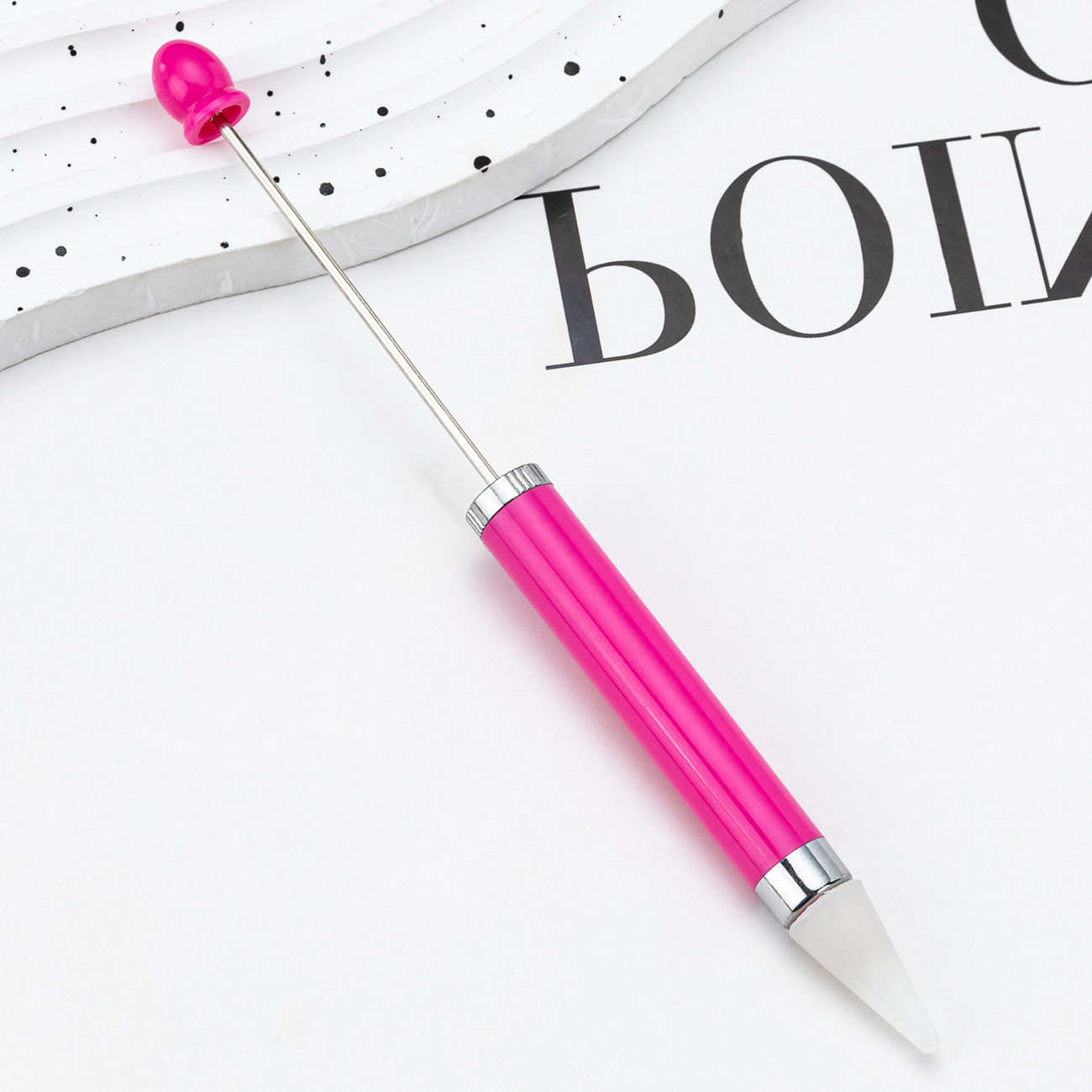 Nuevo DIY nail point taladro bolígrafo de cuentas de succión de taladro de flores de taladro de herramientas de uñas de doble propósito con cera de taladro de punto