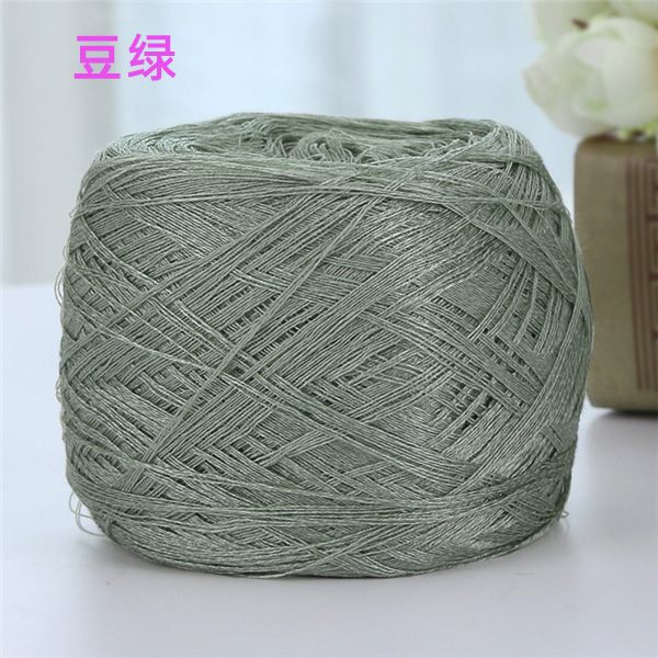 Siyue al por mayor de primavera y verano de seda de morera Tencel hilo de lana tejida a mano bricolaje Bola de seda de hielo hilo de lana fina