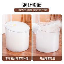 超市糖果密封密封罐展示食品盒圆桶防潮瓜子透明干果炒货零食圆形