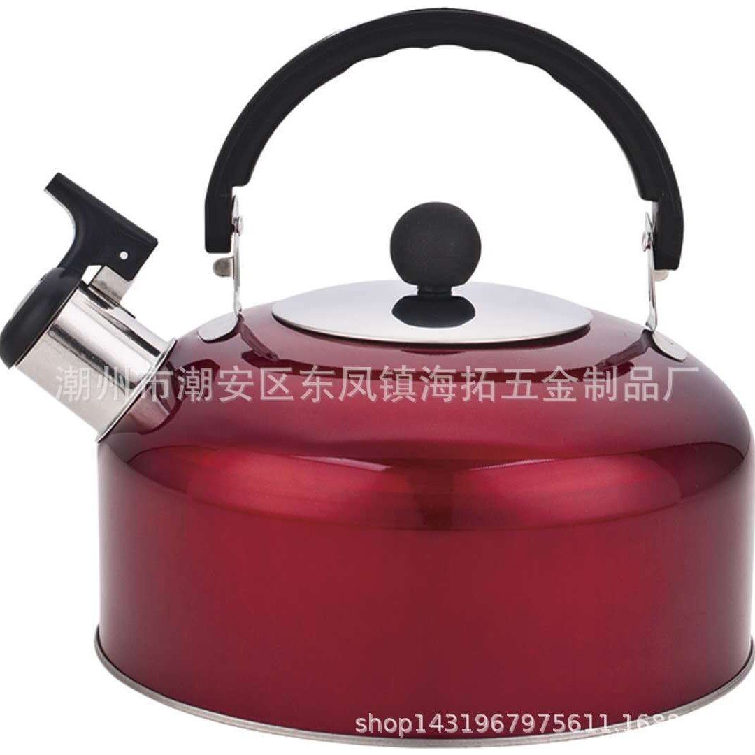 Hervidor Haituo de acero inoxidable con fondo plano, hervidor con silbato, hervidor esférico, hervidor semiesférico de acero inoxidable de 3L, 4L, 5L.