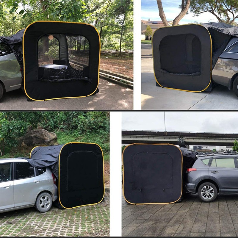 Cross-border new pop-up foldable portable outdoor camping car tail tent waterproof sunshade SUV camping