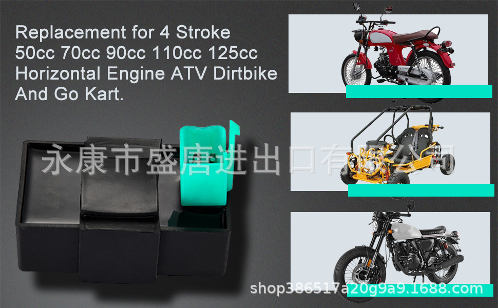 5-Pin AC Igniter CDI for 50cc-150cc Go Kart Moped Dirt Bike ATV
