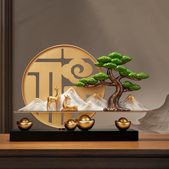 新しい中国風のハイエンドの金の祝福祥雲装飾品玄関オフィスホテルショップフロントデスク装飾新店舗オープニングギフト