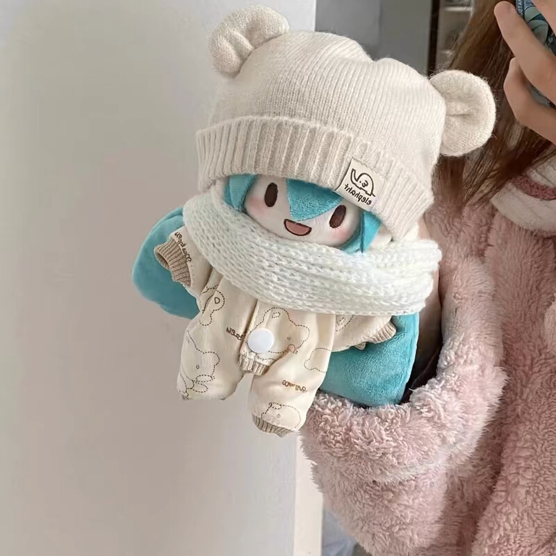 お着替え可15cm雪ミク初音可爱いコットン人形ふふふぬいぐるみお着替え可ぬいぐるみプレゼント朝|undefined