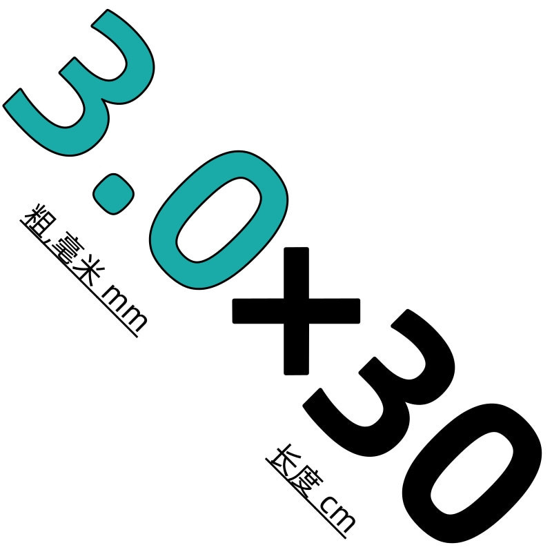 Palillo de madera de pie desechable 5.0mm * 60cm1.0mm salchicha de almidón de sándalo barbacoa desechable brillo de bambú fábrica