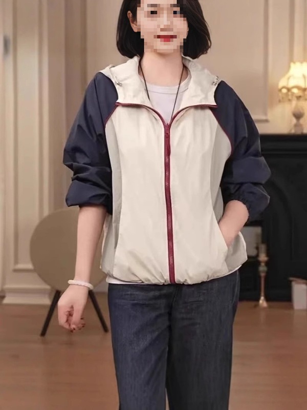 冲锋衣防晒衣女2025新款山系户外薄款修身防晒服夏季外套小个子|undefined