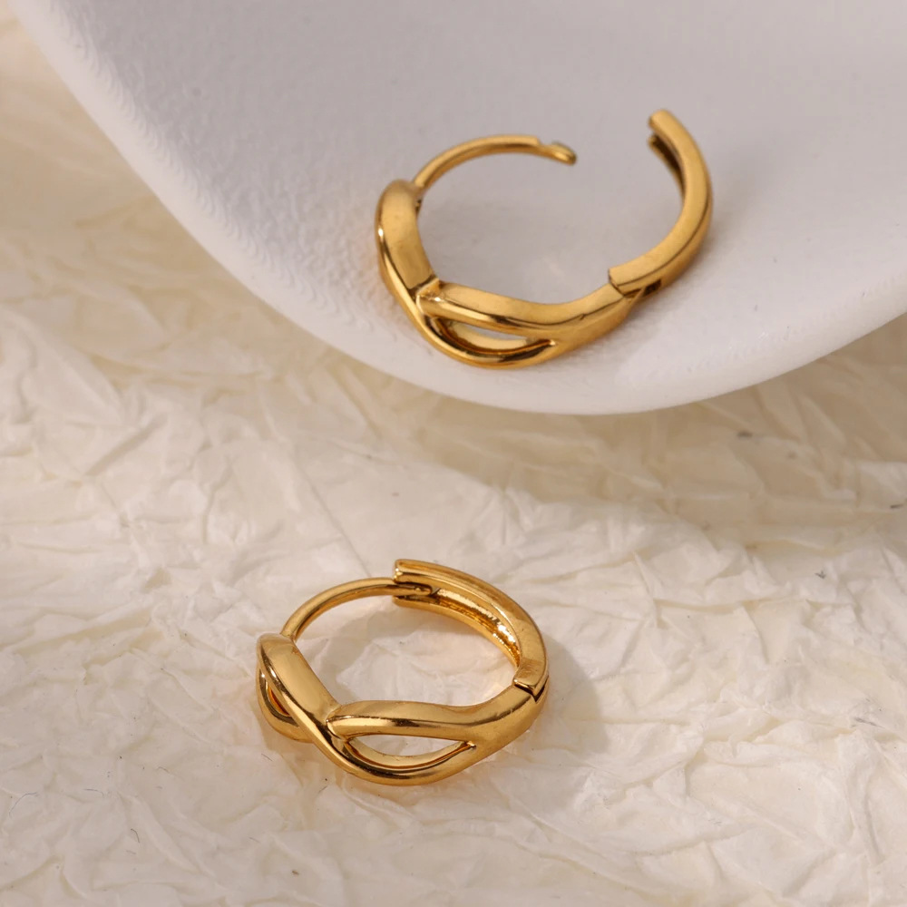 Men’s Titanium Hoop And Stud Earrings Set For Daily Wear_voghion.com