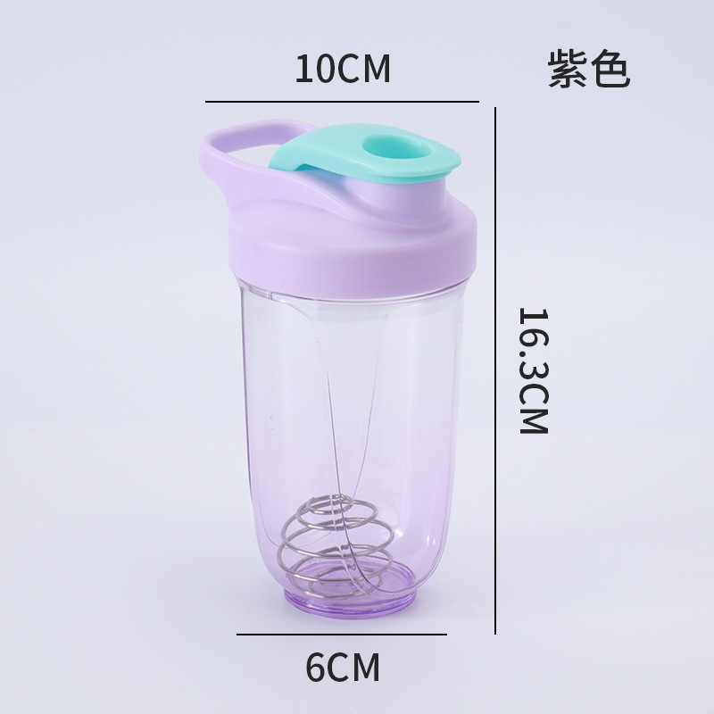 カスタマイズされたロゴ屋外ポータブルウォーターカッププラスチックケトル透明ボールミルクシェイク醸造カップフィットネススポーツシェイクカップ|undefined