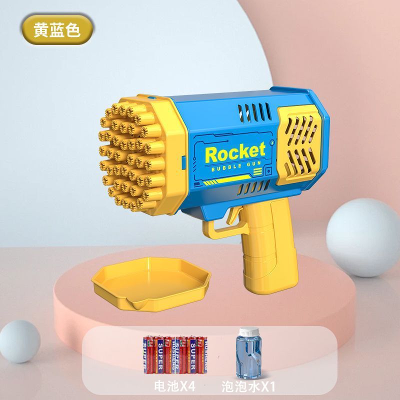 おもちゃのバブルマシン40穴子供用屋外卸売屋台バブルガン電動バブルガン電動バブルガン|undefined