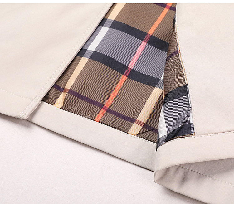 Men's Trench Coat Lightweight Mature Windbreaker For Spring Autumn_voghion.com