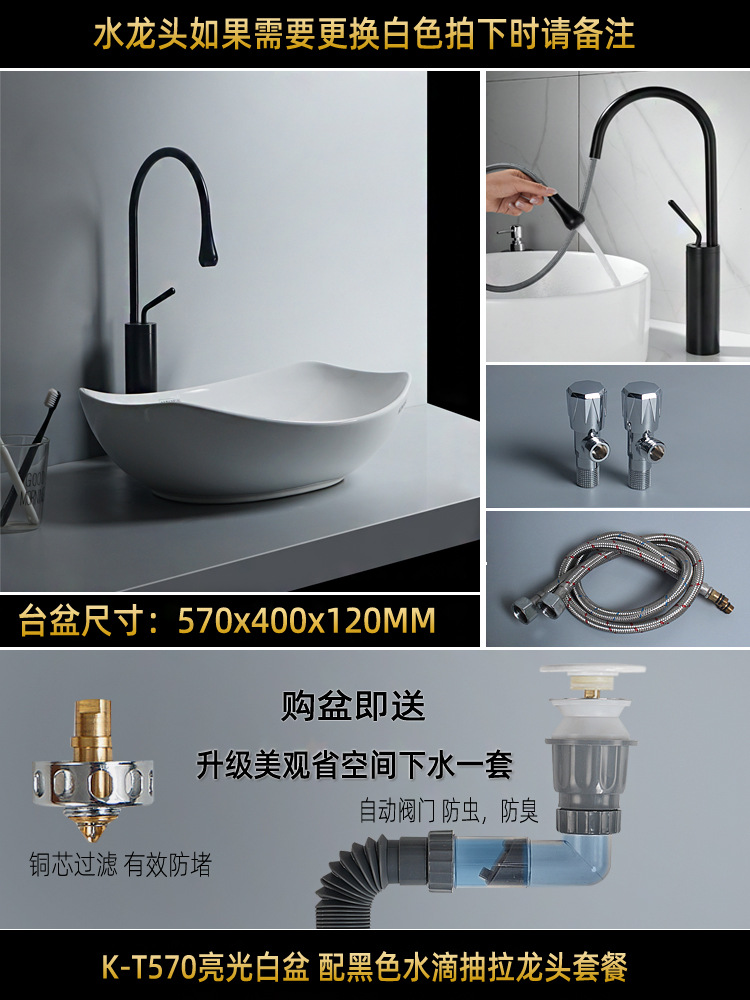 Cerámica creativa lavabo lava