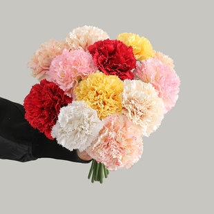 Realistic red artificial flowers for mother's day for living room for home use
