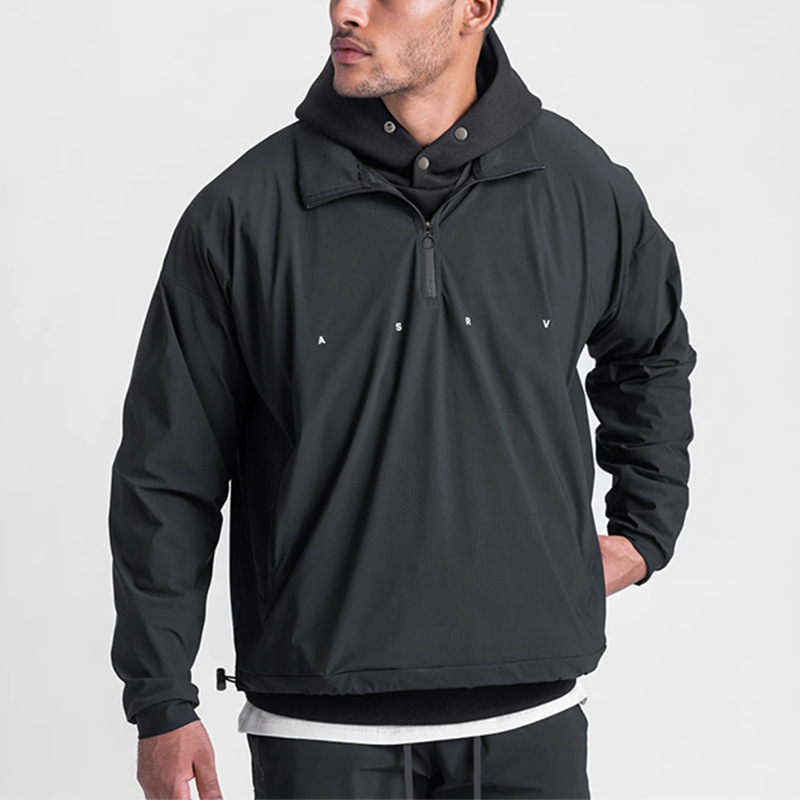 Men's Spring and Autumn Sweatshirt, American Style Youth Trendy Pullover Sweatshirt, Men's Quick-Drying Breathable Versatile Sports Jacket