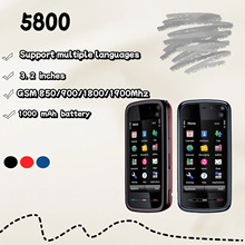 跨境外贸5800W  3G联通 移动直板非智能触屏老人学生机