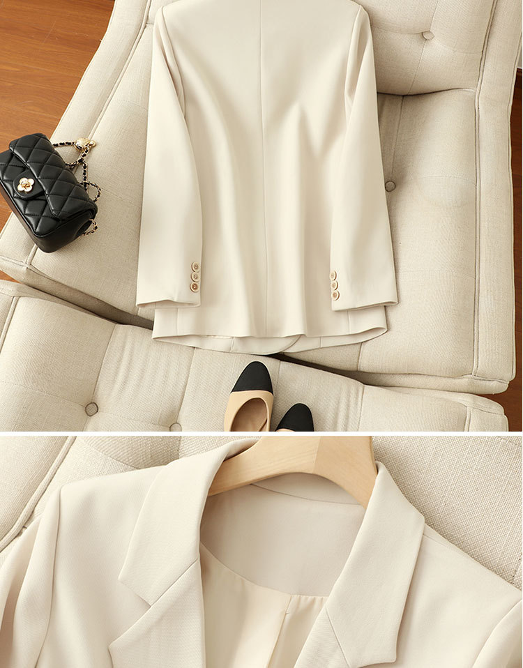 Women's Coat Long Sleeve Blazers Pocket Casual Classic Style Solid Color display picture 1