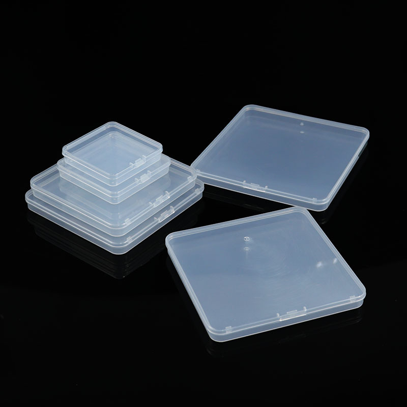Flat Square PP Storage Box Jewelry Storage Box Fishing Gear Parts Packaging Box Card Transparent Plastic Box Flat Square PP Storage Box Jewelry Storage Box Fishing Gear Parts Packaging Box Card Transparent Plastic Box