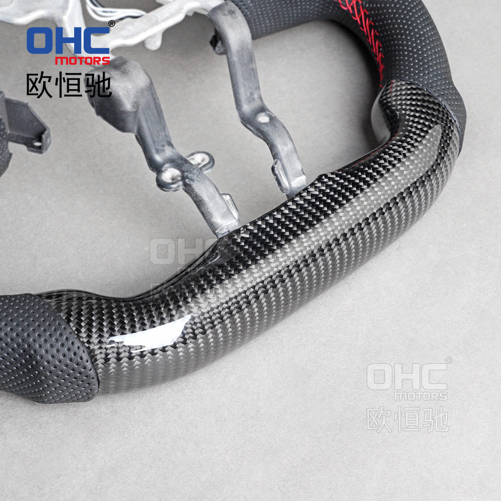 Suitable for 17-22 Infiniti Q50Q60 Steering Wheel Modified and Upgraded Led Carbon Fiber Car Steering Wheel
