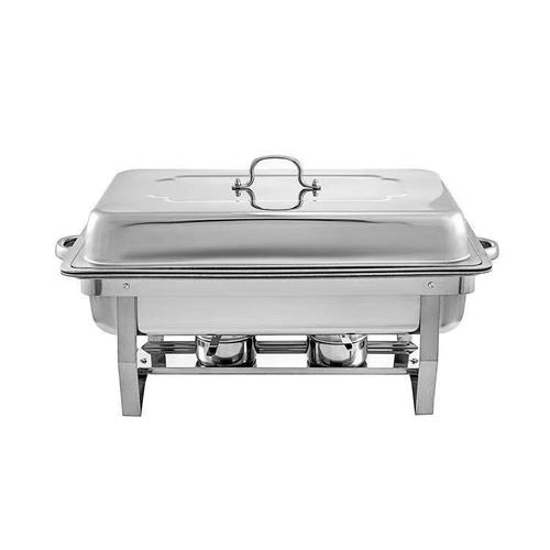 Buffet stove stainless steel square alcohol stove folding Buffy stove heatable and insulated dining stove hotel tableware