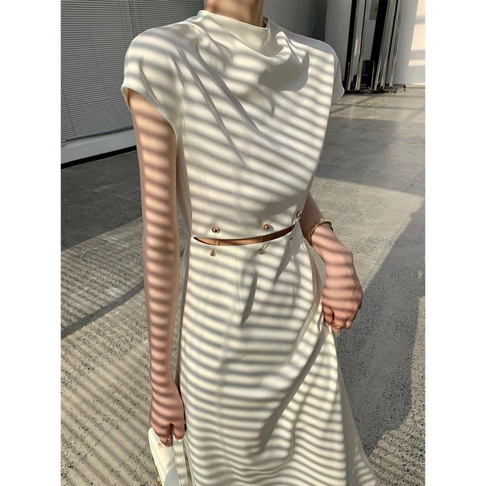 Simple Style Solid Color Maxi Dresses Polyester Hollow Out Regular Dress Midi Dress Dresses display picture 1