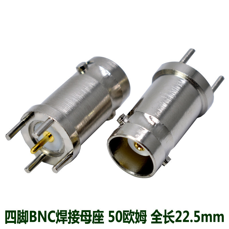 ���_BNCĸ����4�_ĸ180����ʽPCB����ʽBNC-KEҕ�l���^50�Wķ