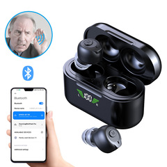 クロスボーダーbluetooth 16チャンネルデジタル補聴器老人音声アンプ集音器充電倉庫部品卸売り