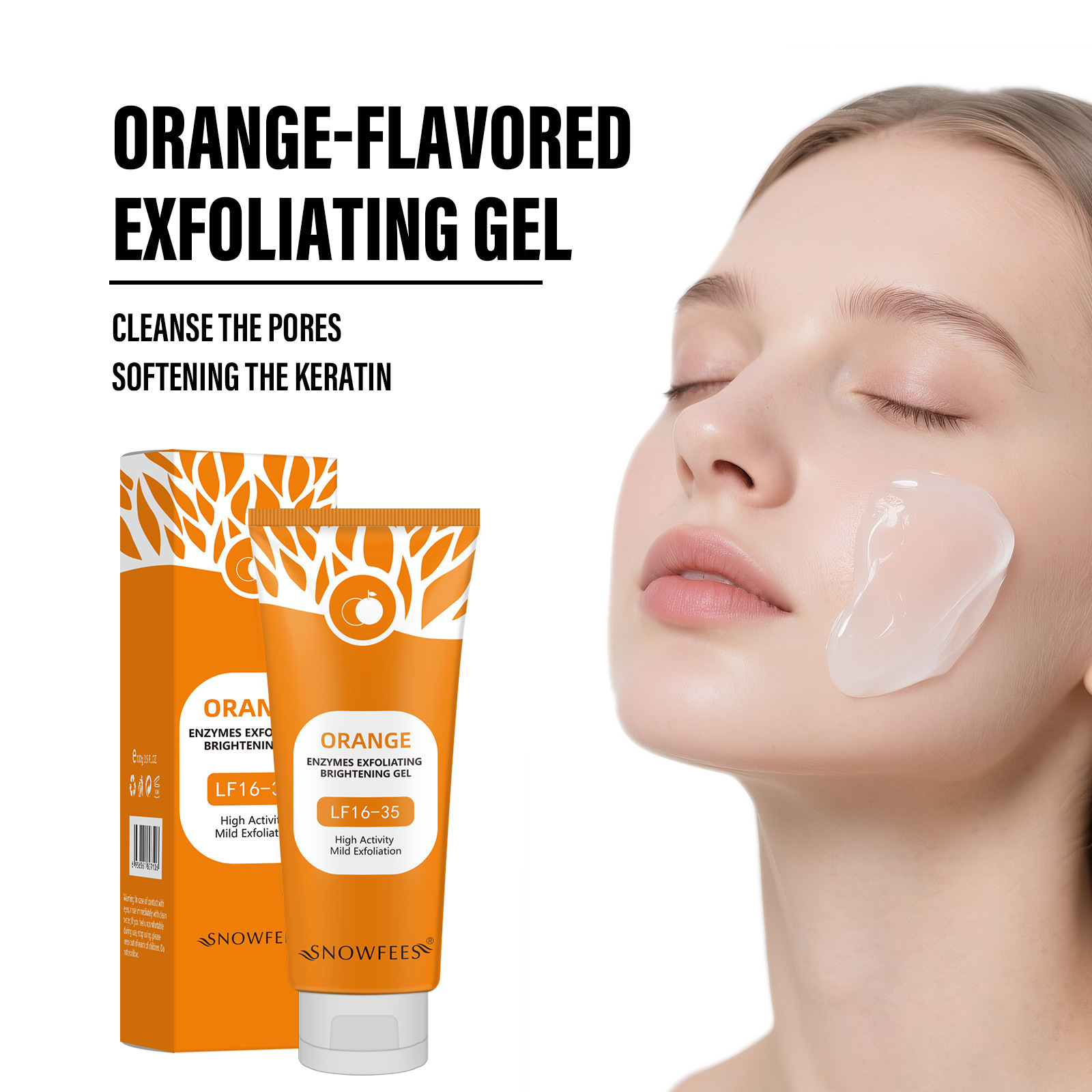Transfrontier Orange Enzymatic Exfoliating Gel 100g Gel Limpieza Facial Limpieza