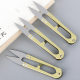 U-shaped embroidery scissors V-shaped household small scissors for cutting thread ends with mini-cutting sewing clothing cross-stitch scissors wholesale