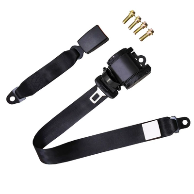 telescopic emergency locking, three-point seat — Car seat belt - 1-electrophoresis-k3-small-steel-lifting-ring-1-30cm-all-inclusive-webbing-base-4-inch-screws-boxed