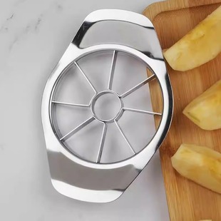 Cross-Border Stainless Steel Fruit Cutting Apple Knife Slicing Block Cutting Core Remover Flower Type Multi-Function