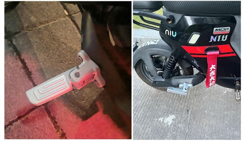 Suitable for Mavericks Electric Vehicle Mqi2/M2/U3/Umax Rear Seat Pedals Mqil/F400T Foldableable Pedals