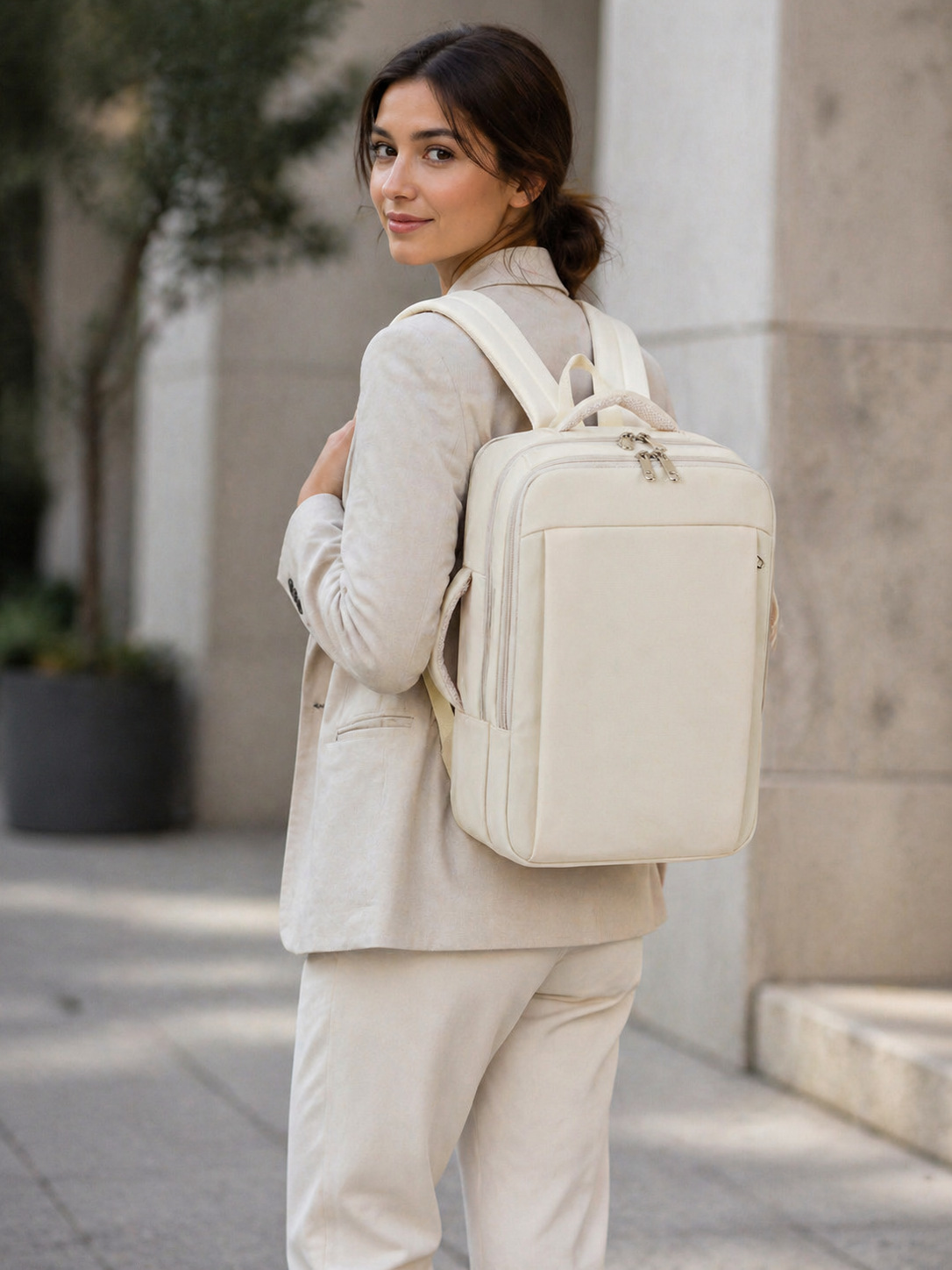 2026 nueva venta caliente impermeable ligera de gran capacidad multifuncional simple mochila de viaje de negocios de estudiantes