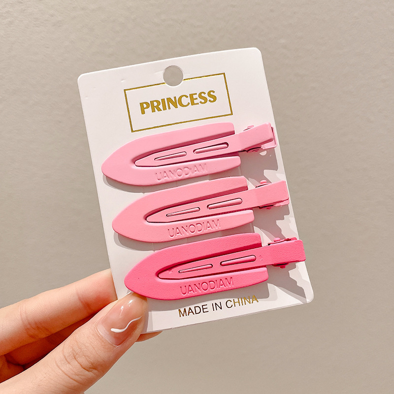 Horquilla rosa, horquilla para niñas y niños, clip de pico de pato para bebé, clip de flequillo lateral, clip lateral para niña linda, tocado