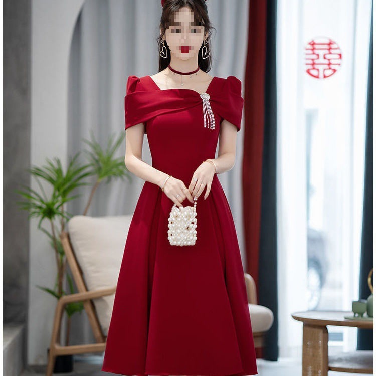 法式2025结婚敬酒服新娘晚礼服平时可穿显瘦小个子女时尚宴会新款|undefined