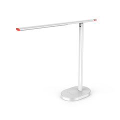 新品觸摸摺疊辦公檯燈插電式三光色學生學習護眼小檯燈米白色禮品