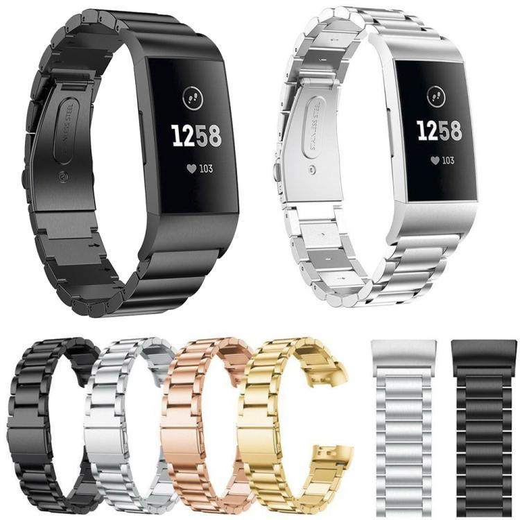 xDfind Tres pulseras metálicas rápidas para Fitbit Charge 6 / 5 / Fitbit Inspire 3 / Fit