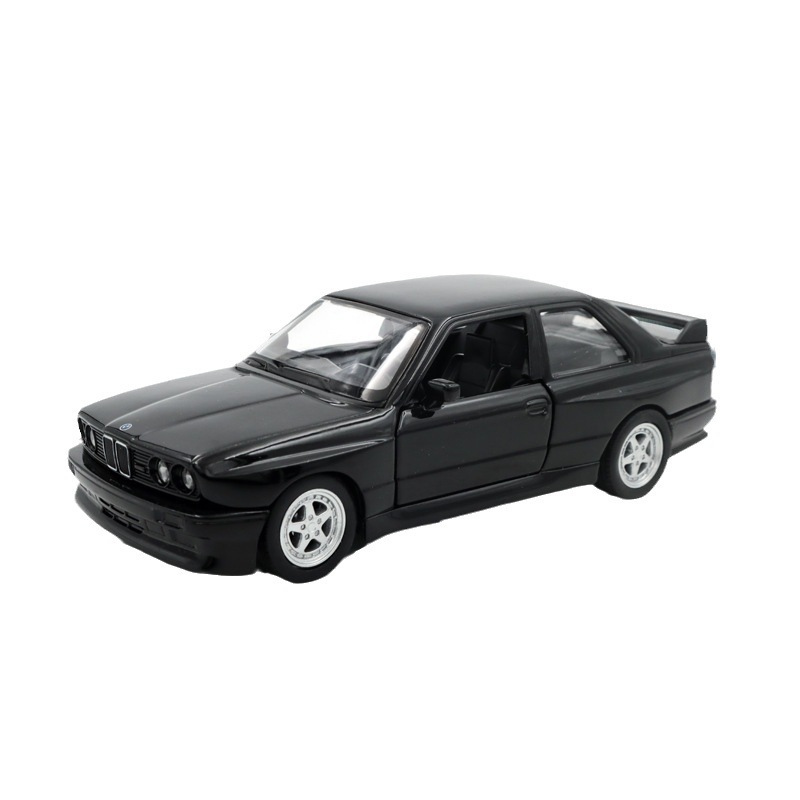 Marco de aleación 1:36 BMW M31987 Retro Coche deportivo modelo Tire hacia atrás Luz Silenciosa modelo de coche de juguete adornos