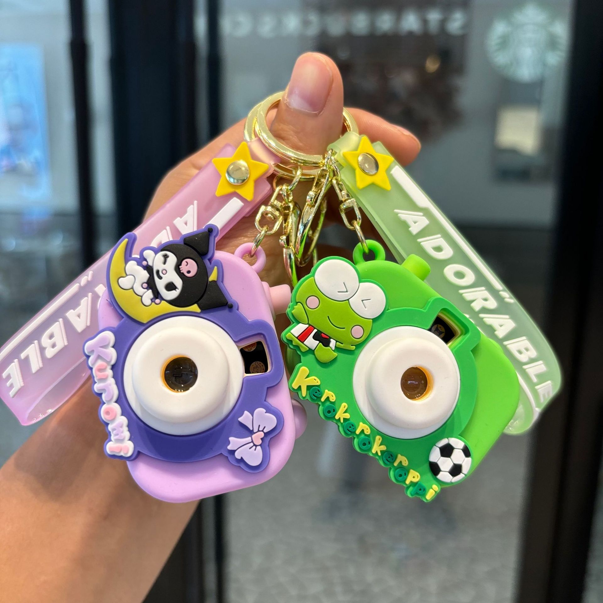 Transfronterizo Sanrio cámara de proyección linda Koolomi proyección atrapar a niños pequeños regalos colgante llavero al por mayor