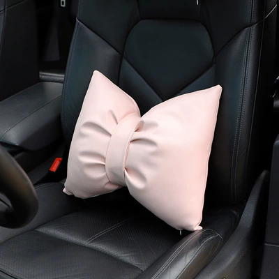 Car Seat Pillow Goddess Car – Headrest - leather-waist-in-pink