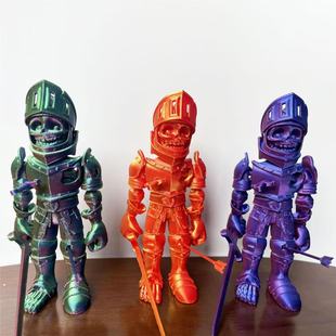Cross-Border Popular 3D Printed Skull Zombie Warrior Toy Ornaments Fully Jointed Movable Model Ornaments Toys