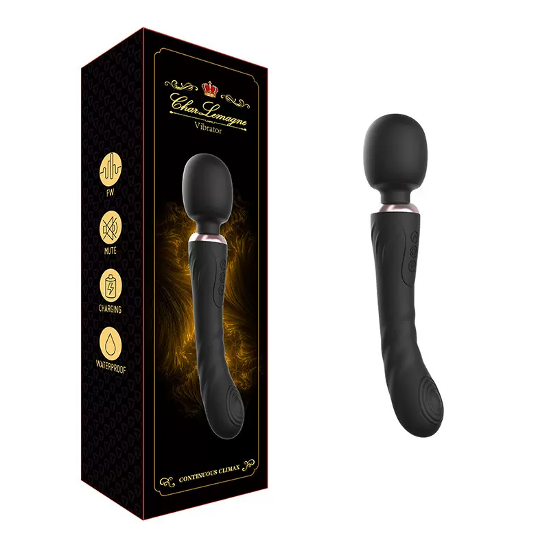 查理双头震动棒女用自慰器电动按摩器G点阴蒂成人性情趣用品外贸