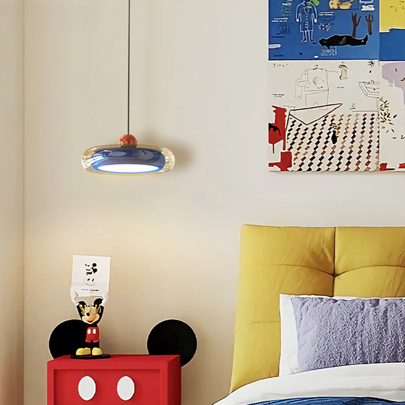 2026 New Children's Room Chandelier Cartoon Cute Bedroom Bedside Lamp Modern Simple Creative Personality Dining Room Lighting Fixtures