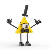 MOC строительные блоки совместимы с Lego Собранная гротескная кукла треугольника Билла Сайфера