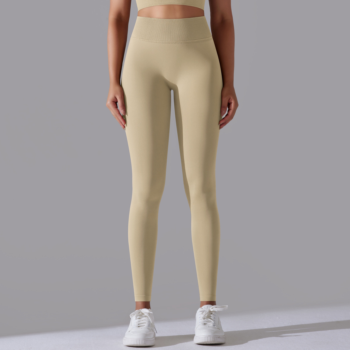 Simple Style Sports Solid Color Nylon Cotton Blend U Neck Tracksuit Vest Jogger Pants Leggings display picture 170