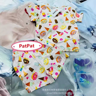 patpat童装男女款式混合套装外贸品牌两件套混搭风格杂款低价批发
