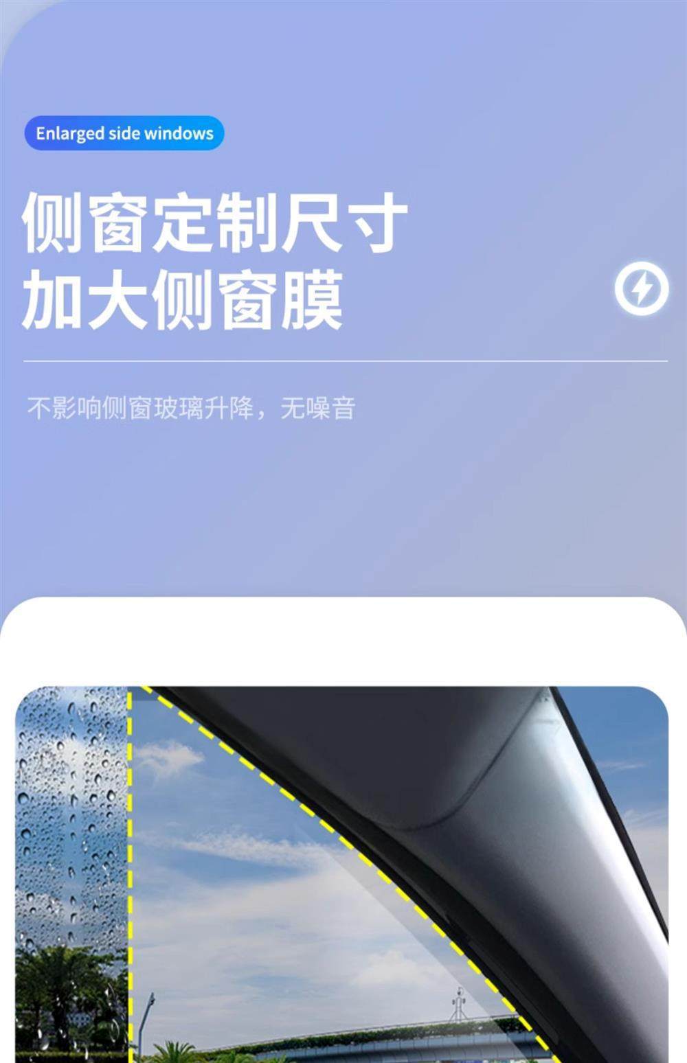 Car Rearview Mirror Rain-Proof Film, Reversing Mirror, Car Window Waterproof Film, Rain-Proof Gadget for Car Mirrors in Rainy Days